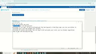 How to Activate New Card on Barclays