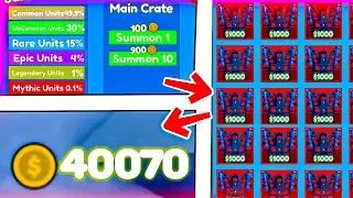 ✨СКОЛЬКО ВЫПАДЕТ МИФИКОВ ЗА 40,000 COINS! в TOILET TOWER DEFENSE | РОБЛОКС ТУАЛЕТ ТОВЕР ДЕФЕНС
