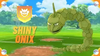 A Wild ✨ Shiny Onix ✨ Appeared! [Pokemon GO] #shorts