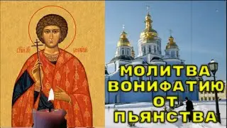 ПРОГОНИ СИНЕГО ЗМИЯ. Молитва святому мученику Вонифатию от пьянства.