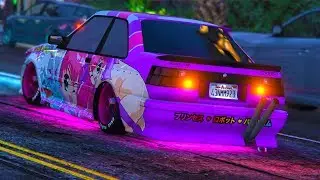 Fast and Furious in GTA 5 - NEW RUBRIC! FIRST DWIFT ON A SERPANTINE, I NEARLY CRASHED!