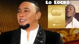 Anthony Santos Y Su Placa De Un Millón De suscriptores  Casi En La Manos