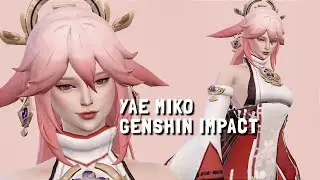 The Sims 4 | YAE MIKO GENSHIN IMPACT | + CC Links | Create A Sims