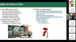Conducting Clinical and Translational Research in the Time of COVID