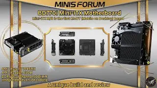 LIVE - MINISFORUM BD770i - Mini ITX Motherboard Prep - Friday December 1, 2023 at 12pm PT / 3pm ET