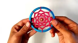 Dream Catcher making | with Bangle using Nylon thread | DIY Home decor | Prathyusha's krafyart