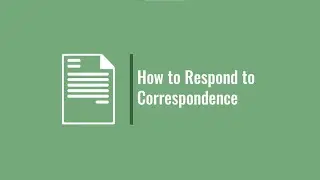 How to Respond to Correspondence