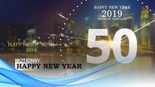 Proshow Template - New Year Coutndown 2019