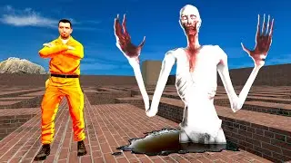SCP CHASING US IN THE MAZE: HAVING FUN IN GARRY'S MOD SANDBOX