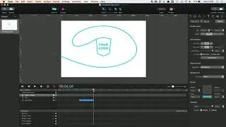 Create Animated Logos with Line Drawing (Tumult Hype)