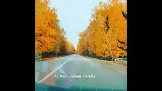 Әдемі шақ қой күз деген, Күзден де көктем іздегем Қараша мынау жалғанда Ешқашан ҮМІТ үзбегем...