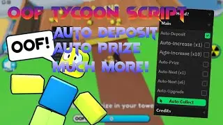 Roblox OOF Tycoon Script | Auto Collect | MORE!!
