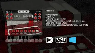 Famirom v3 64-bit VST plugin instrument for Windows