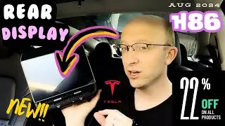 The ULTIMATE Rear Screen Display Mod for your Model Y or Model 3 - The H86 Hansshow