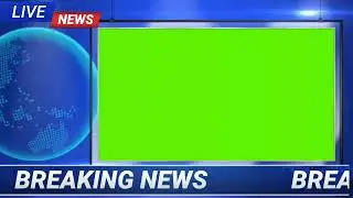 Lower Third Green Screen Template for News Channel |  Breaking News Annie ...