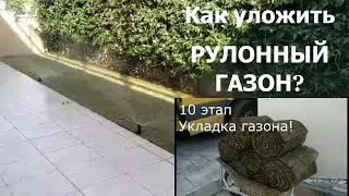 Как уложить РУЛОННЫЙ ГАЗОН?!