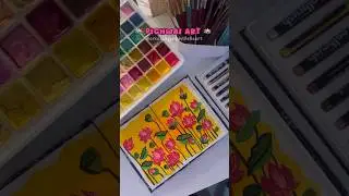 Pichwai Art #pichwaiart #sketchbook #art #trending #gouache #viralart #viralvideo
