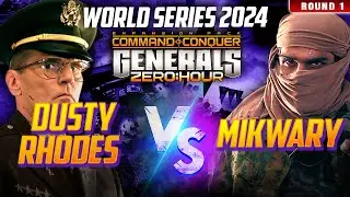 🔴 LIVE | C&C Generals Zero Hour World Series 2024 | DustyRhodes vs Mikwary | Round 1