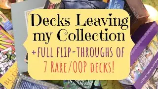 Decks Leaving my Collection + full flip-throughs of 7 Rare/OOP decks!