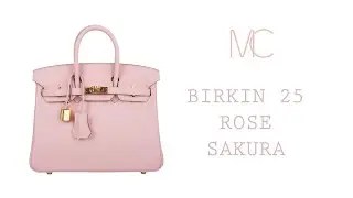 HERMÈS Birkin 25  Rose Sakura Swift Gold Hardware • MIGHTYCHIC •