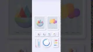 Neon neumorphism art painting Animated