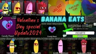 Banana Eats Roblox Krish3405 || Special Video : Valentine's Day Special Update @ Banana Eats😍💖