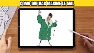 Como Dibujar Maxime Le Mal | Mi Villano Favorito 4 | Paso a Paso