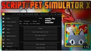 PETSIM X SCRIPT NEW UPDATE AUTOFARM GEMS! [DIAMOND UPDATE 💎💎] INFINITE GEMS TUTORIAL