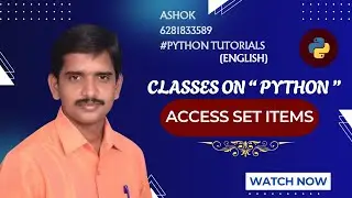 Access Set Items in Python | Python Set Tutorial