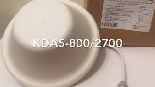 Замер параметров всенаправленной потолочной антенны KROKS KDA5-800/2700