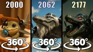 Evolution of Bombardino Crocodilo 360° VR