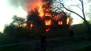 Пожар в Старом Кировске 3.05.15
