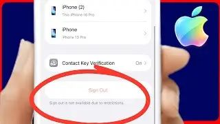 FIXED ✅: Sign Out Is Not Available Due to Restrictions on iPhone | Apple ID Sign Out Not Working