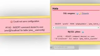 Could not save configuration 