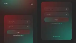 Creating Stunning Gradient Login Screen in Figma | Figma Design Tutorial