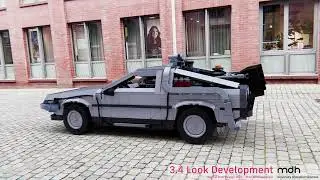 DFD1022 4.3 Look Development – 3D-Tracking with After Effects and Blender – LEGO® DeLorean