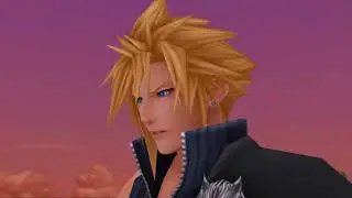 Cloud and Aerith's Farewell Cutscene (KH2)
