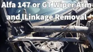 Alfa 147 or GT Wiper Arm And Linkage Removal Guide