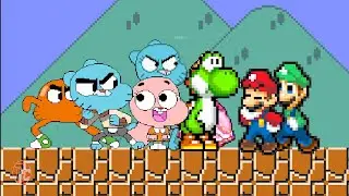 TEAM GUMBALL, DARWIN, ANAIS & NICOLE vs TEAM MARIO, LUIGI, YOSHI & PRINCESS PEACH | BEST OF 3