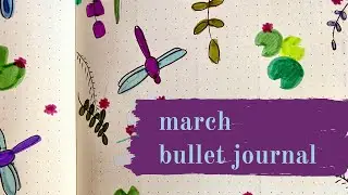 March 2021 Bullet Journal Setup!