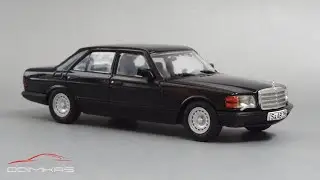 Mercedes-Benz 500SE (W126) 1979 || WhiteBox by IXO Models || Масштабные модели автомобилей 