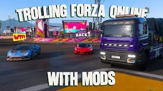 Trolling Forza Horizon 5 Lobbies with Mods! (FUNNY REACTIONS)