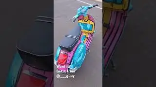 Vespa painting by @___guuuy  #vespa #painting #vespapainting #art #scooter