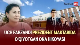 Uch farzandi Prezident maktabida oʻqiyotgan ona hikoyasi