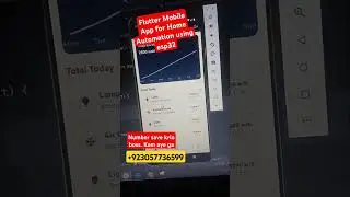 Flutter App for Home Automation using esp32 