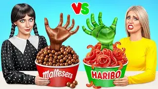 Челлендж. Шоколадная Еда vs Настоящая еда | Фантастические Лайфхаки с Едой от Choco DO