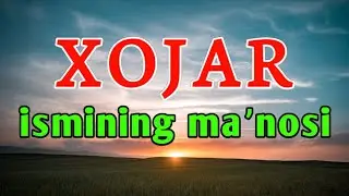 XOJAR ismining maʼnosi