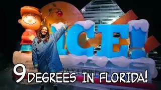 ICE! at Gaylord Palms 2023 Featuring A Charlie Brown Christmas! 🧊🎄