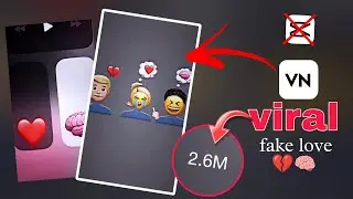 viral fake love instagram reel || Viral template| Artistrajk