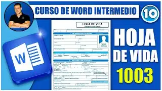 🔵 HOJA DE VIDA 1003 EDITABLE DESDE INTERNET plantilla Online